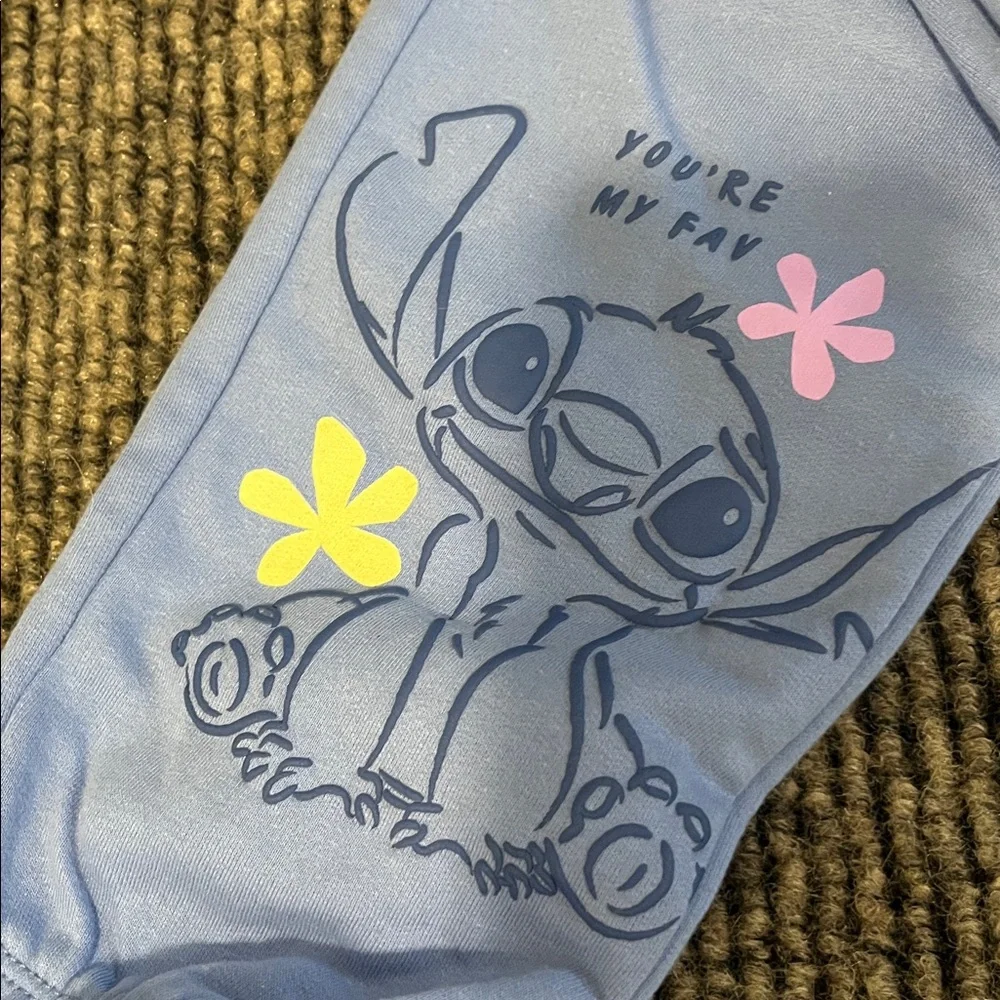 Girls LILO and Stitch pants shorts set - Picture 5 of 8